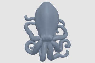 章鱼 3D打印模型