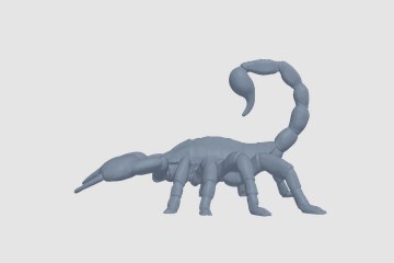 蝎子1 3D打印模型