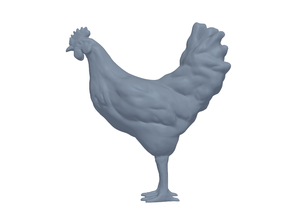 金鸡 3D打印模型