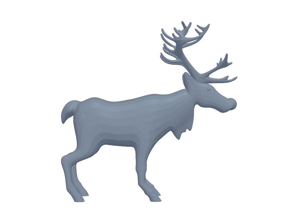 驯鹿 3D打印模型