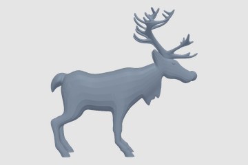 驯鹿 3D打印模型