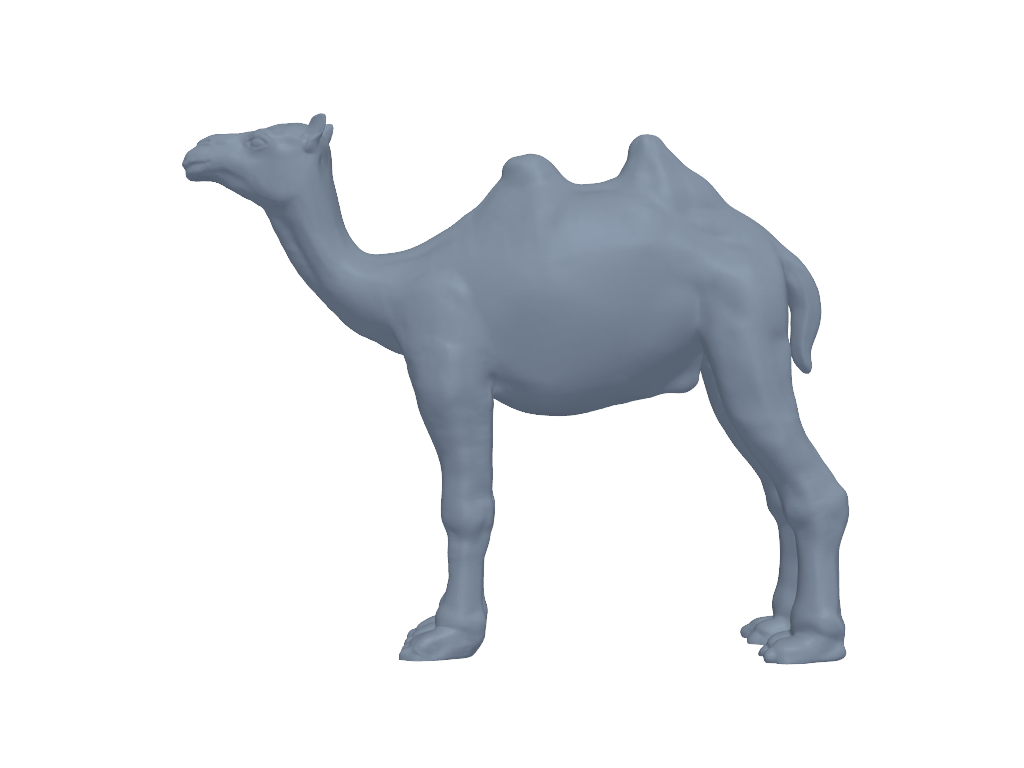 骆驼 3D打印模型