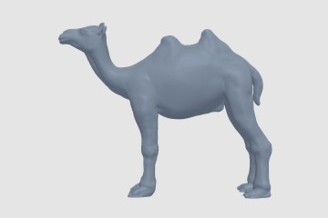 骆驼 3D打印模型