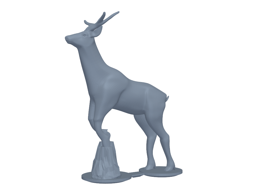 麋鹿 3D打印模型