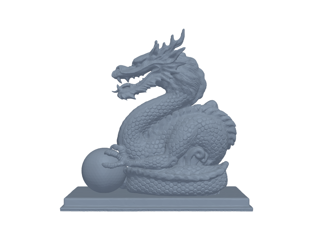 龙 3D打印模型