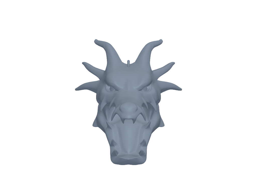 龙头饰品 3D打印模型
