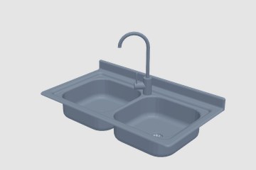 厨房水槽cattura 3D打印模型