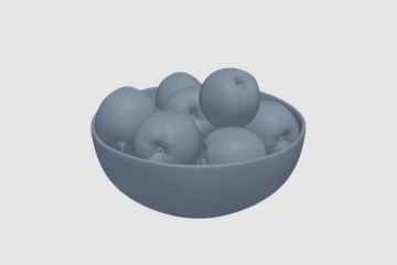 CF_Set10_RedApple_4K 3D打印模型