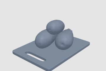 CF_Set20_EggPlant_4K 3D打印模型