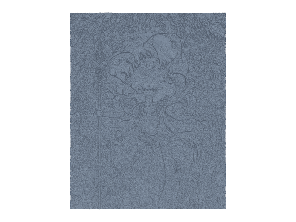 哪吒浮雕 (5) 3D打印模型