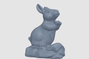 兔 3D打印模型