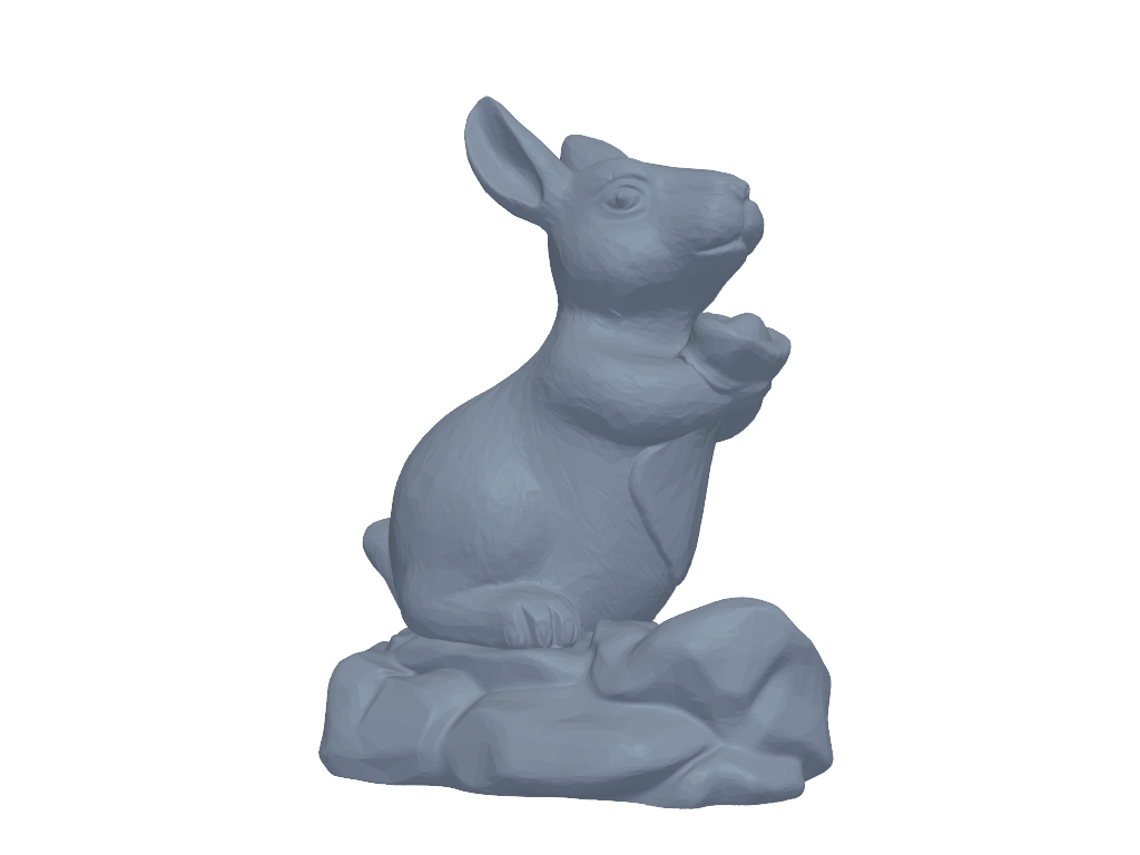 兔 3D打印模型