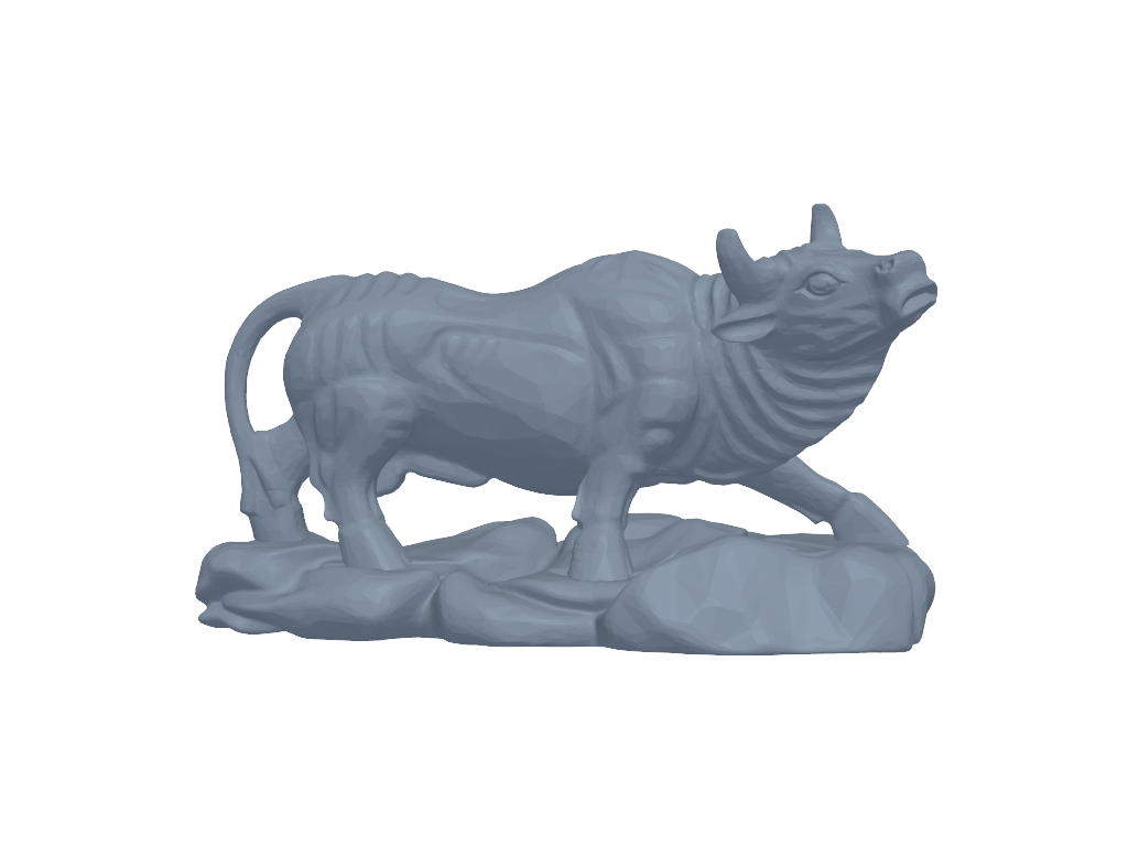 牛 3D打印模型