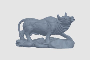 牛 3D打印模型