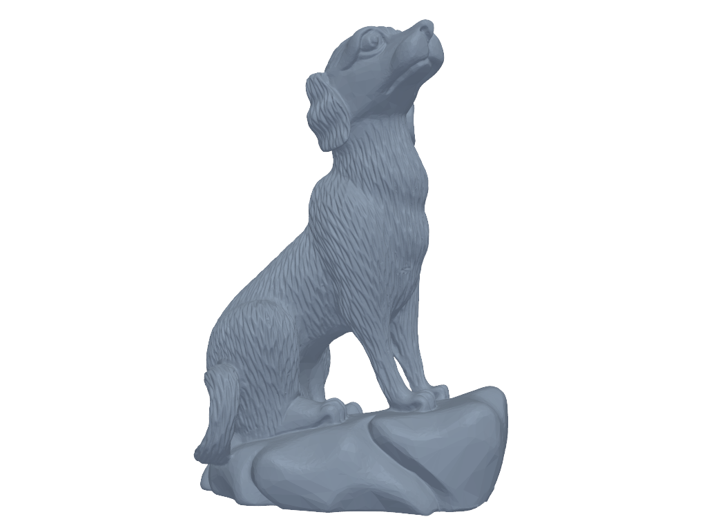 狗 3D打印模型