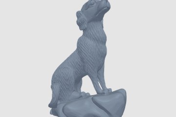 狗 3D打印模型