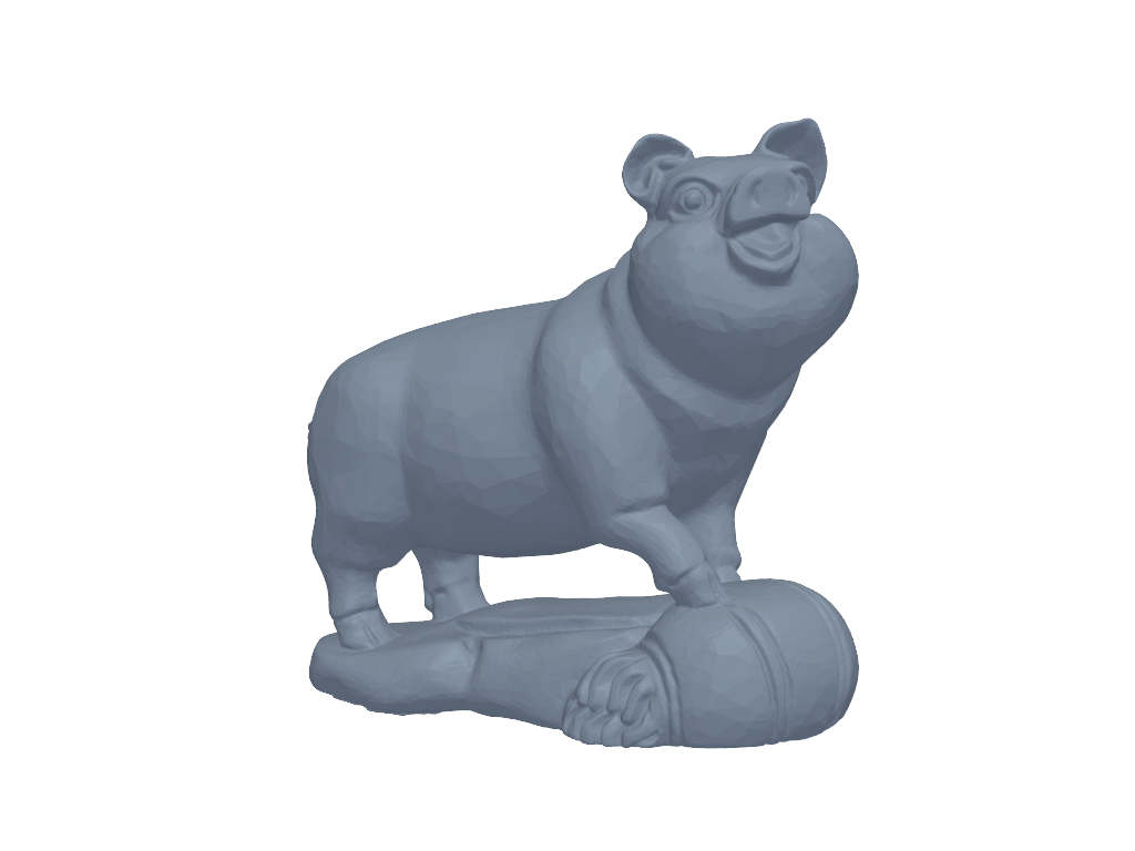猪 3D打印模型