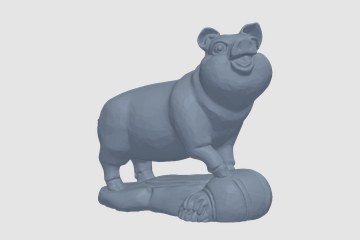 猪 3D打印模型