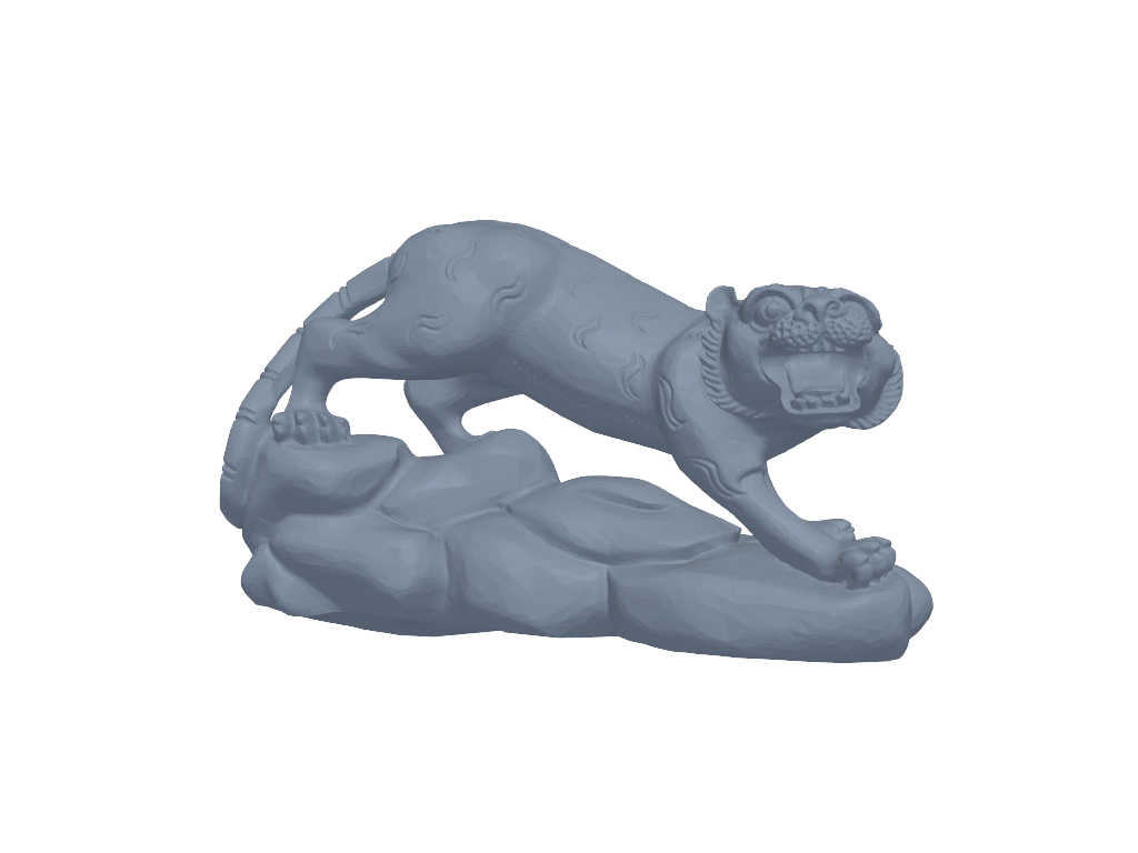 虎 3D打印模型