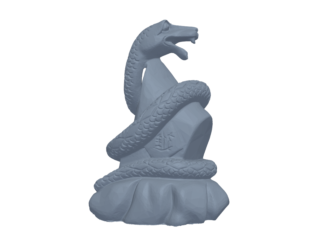 蛇 3D打印模型