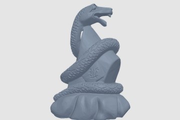 蛇 3D打印模型