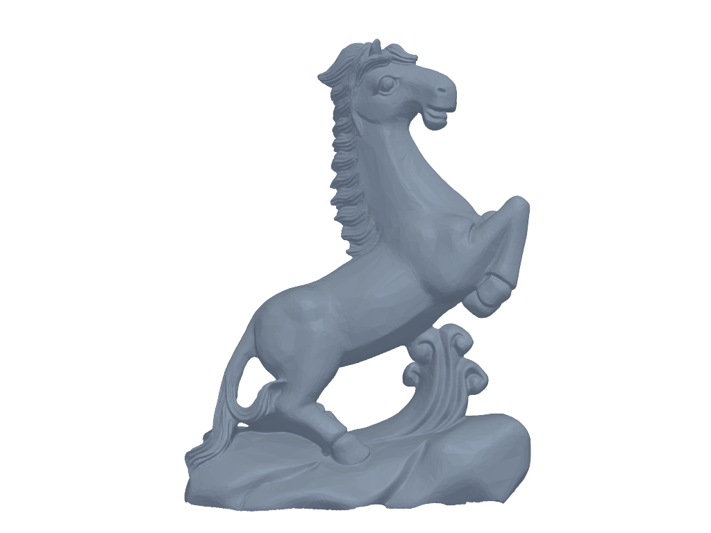 马 3D打印模型