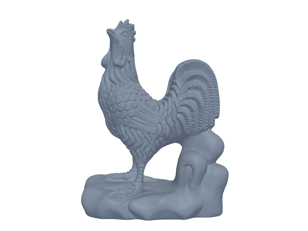 鸡 3D打印模型