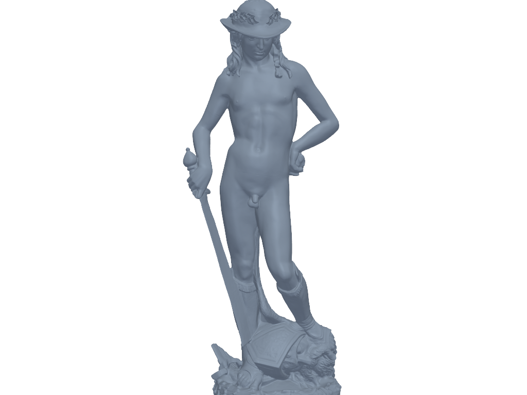 Donatello`s David With the Head of Goliath 3D打印模型