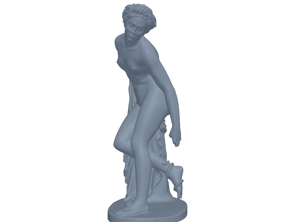 Eurydice Dying at The Louvre, Paris 3D打印模型