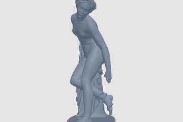 Eurydice Dying at The Louvre, Paris 3D打印模型