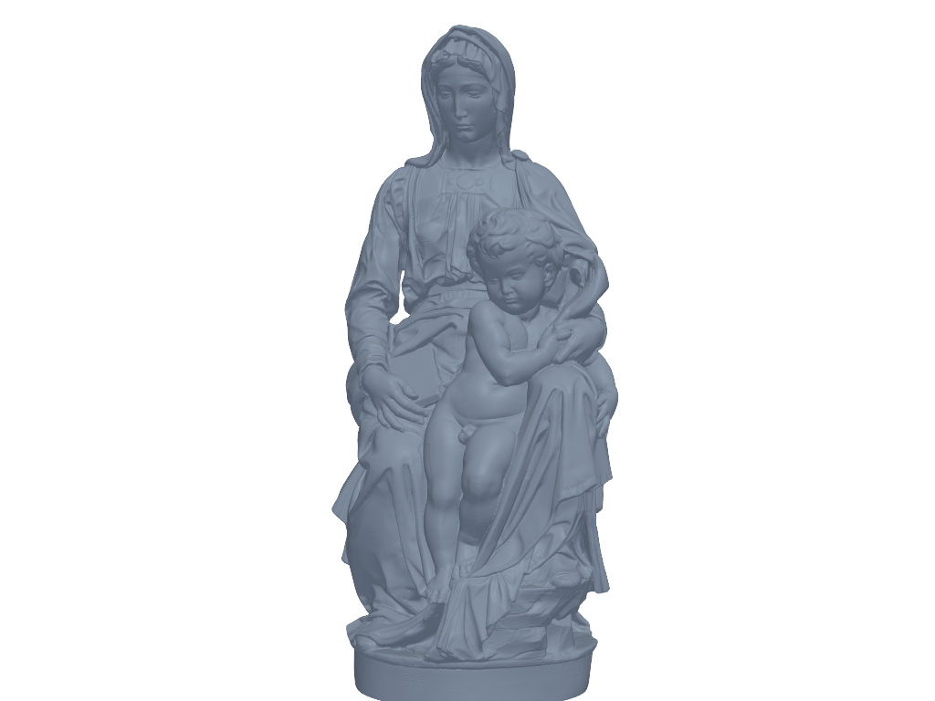 Madonna of Bruges 3D打印模型