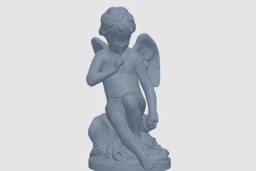 Seated Cupid at The Réunion des Musées Nationaux, Paris 3D打印模型