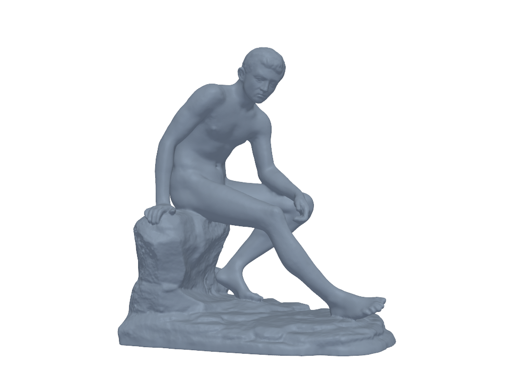Seated Hermes 3D打印模型