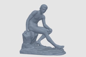 Seated Hermes 3D打印模型