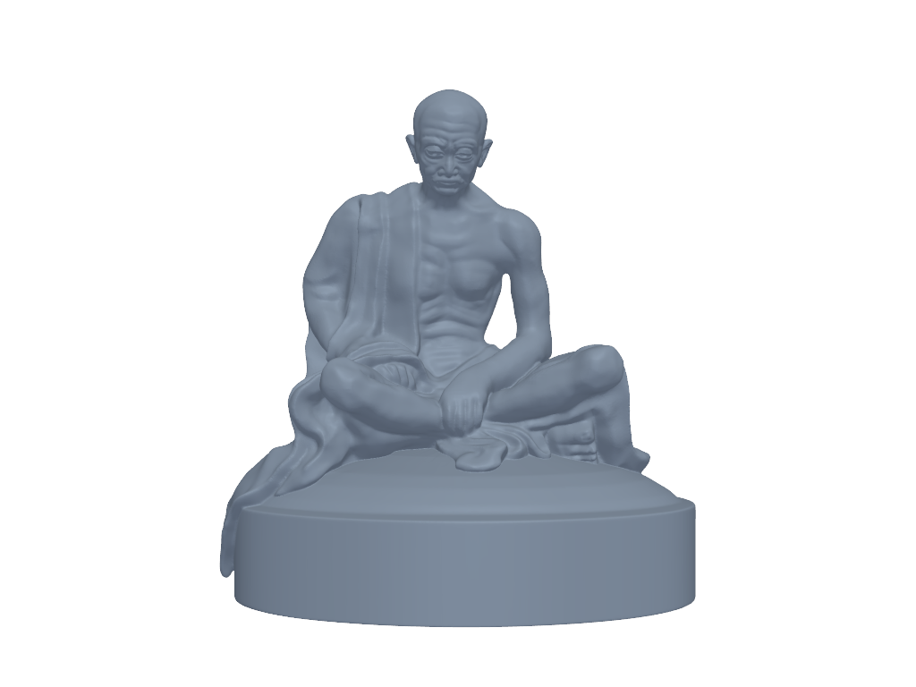 Statue of Mahatma Gandhi 3D打印模型