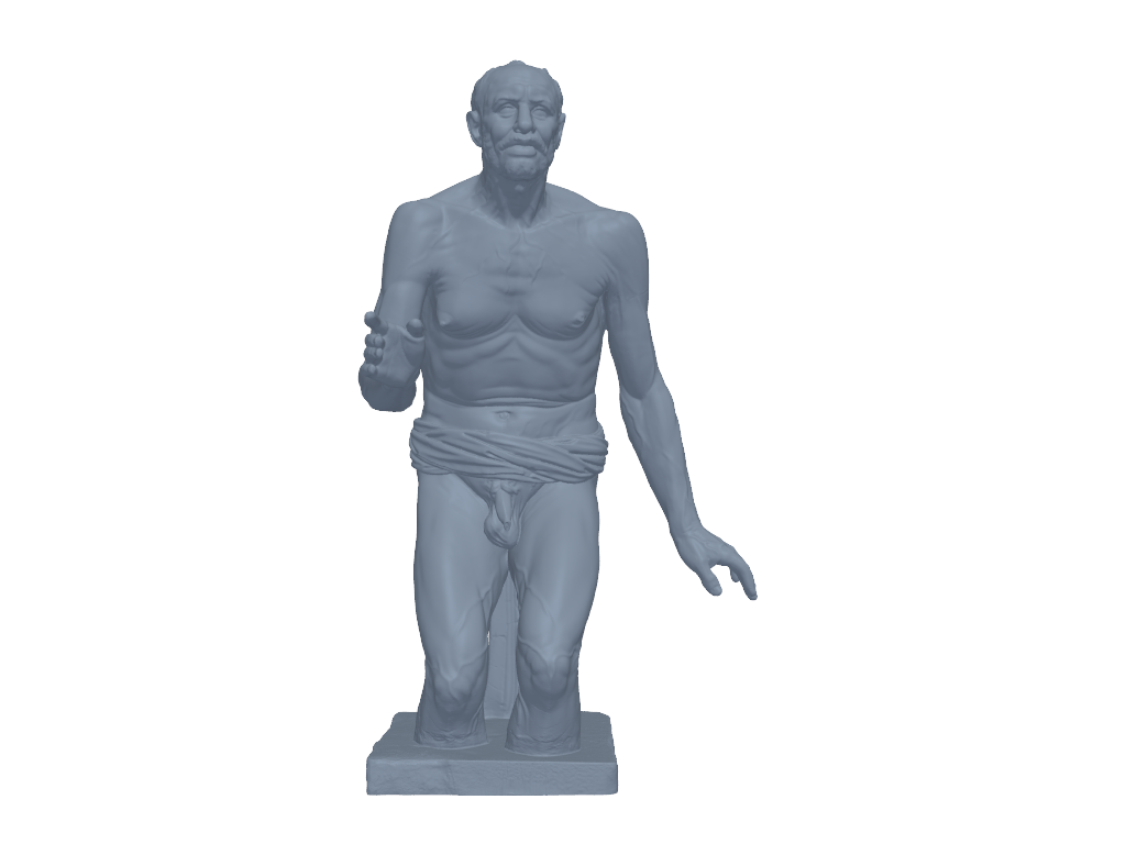 The Dying Seneca or Borghese Fisherman 3D打印模型