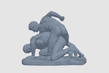 Uffizi Wrestlers 3D打印模型