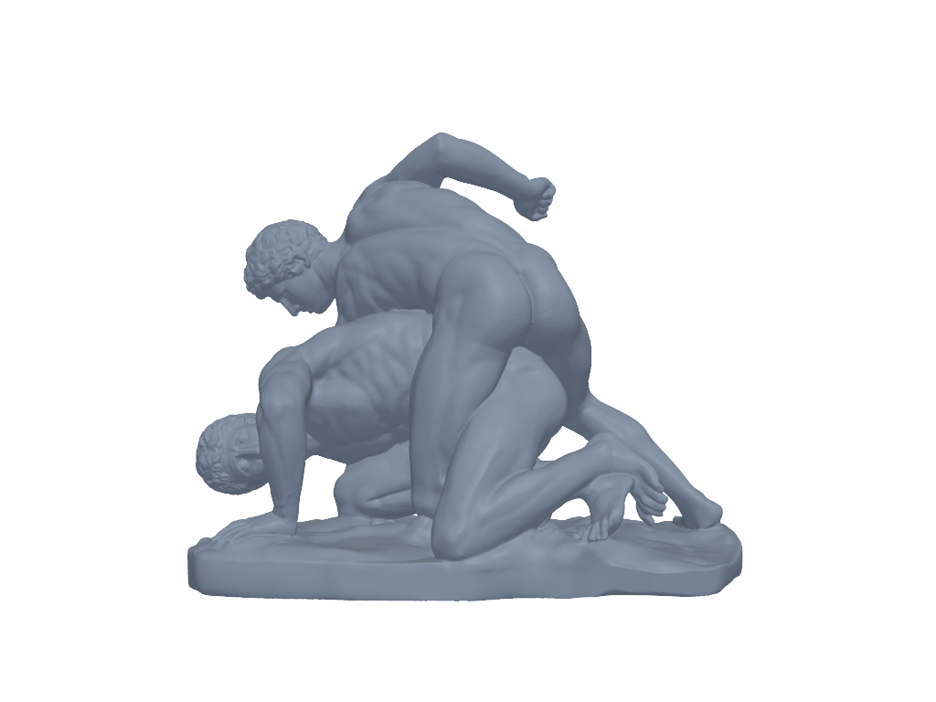 Uffizi Wrestlers 3D打印模型