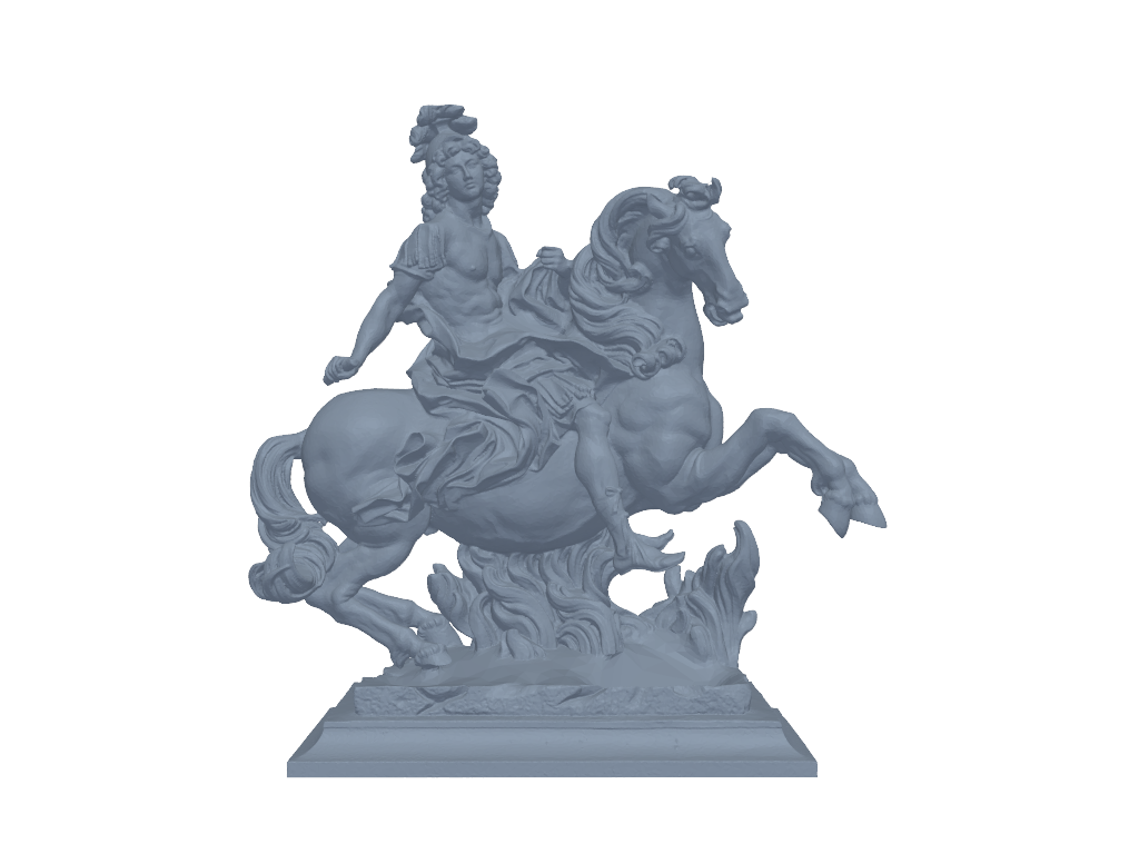louvre-louis-xiv 3D打印模型