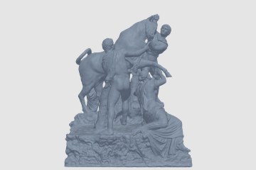 7184-museo-archeo-nazionale-di-napoli-farnese-bull 3D打印模型
