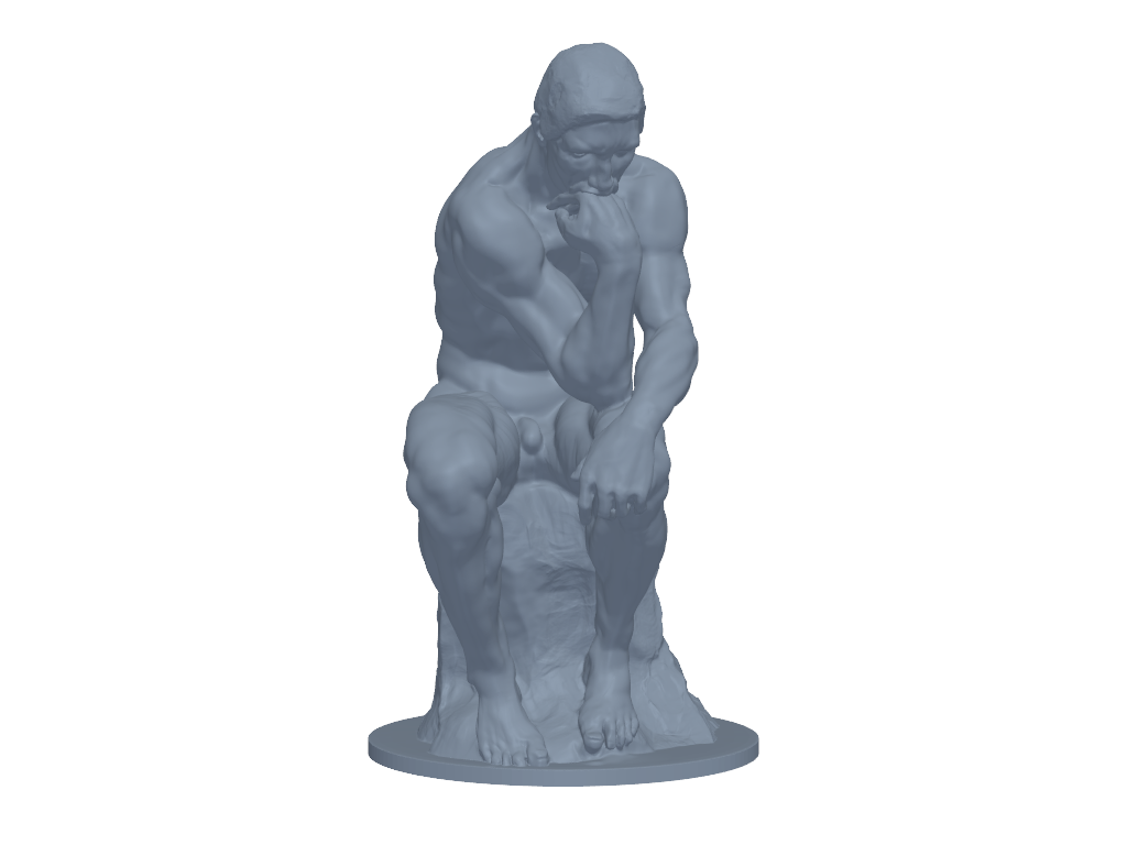 the-thinker-at-the-musee-rodin-france-1 3D打印模型
