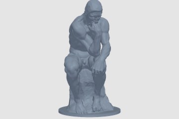 the-thinker-at-the-musee-rodin-france-1 3D打印模型