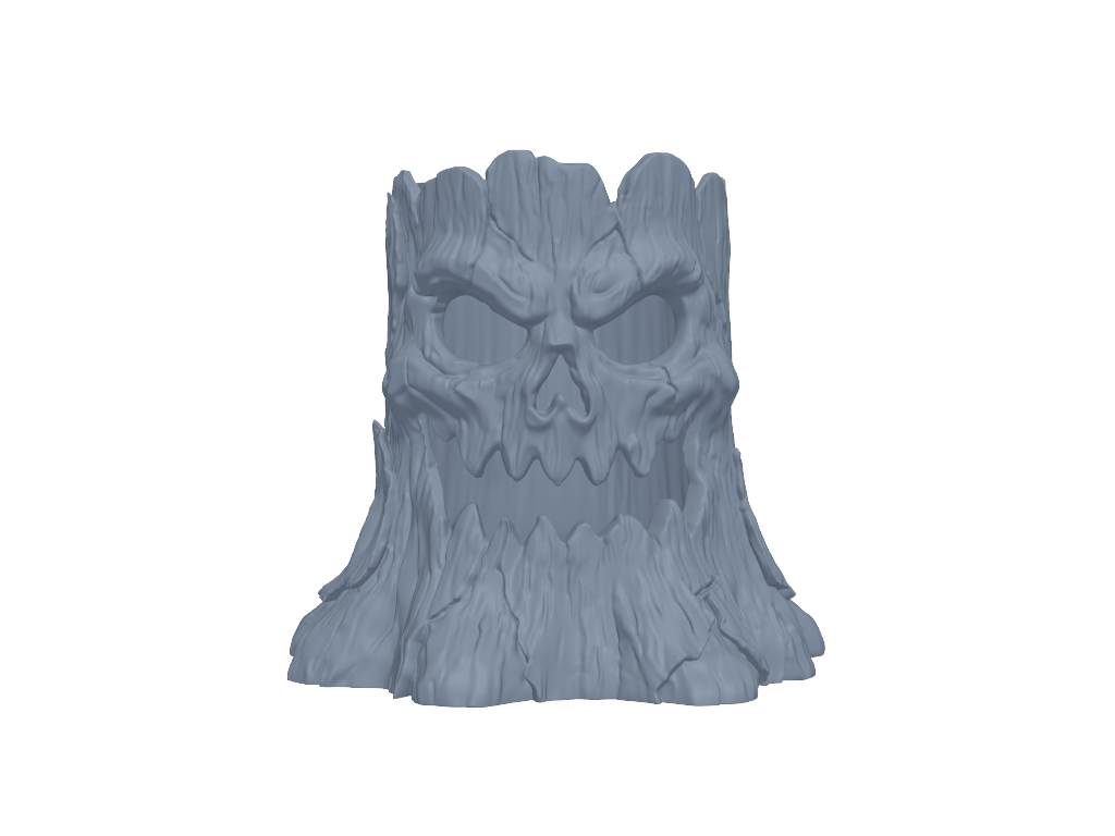 万圣节恐怖树桩 3D打印模型