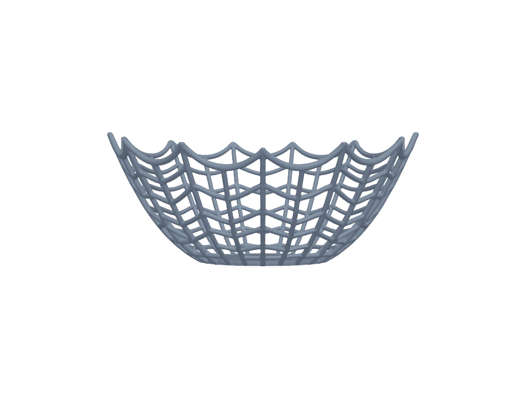蜘蛛网容器 3D打印模型