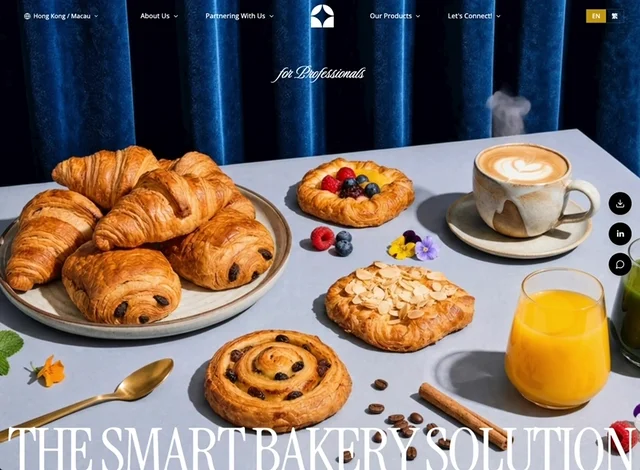 Cinematic Landing Page