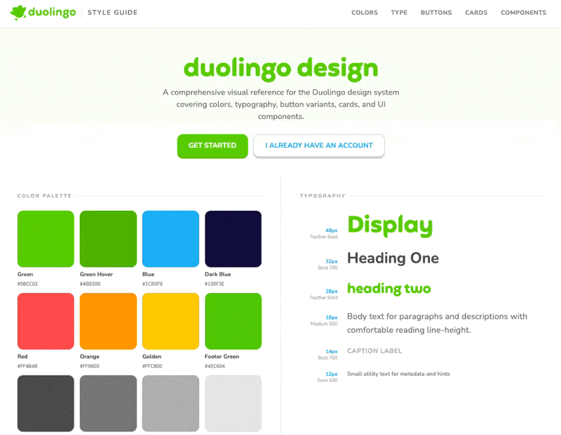 Duolingo Styleguide