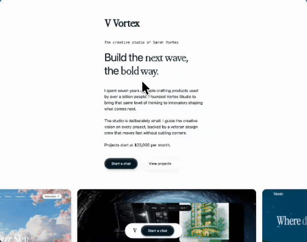 AI Designer Portfolio