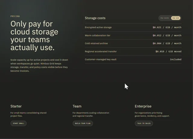 NimBus Pricing