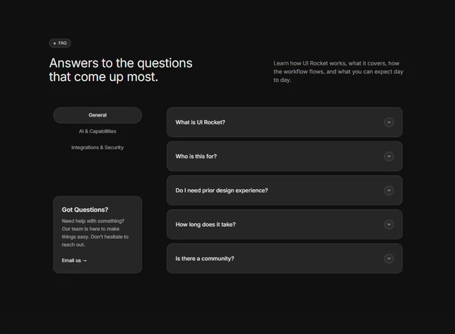 Rocket FAQ