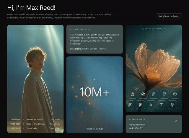 Max Reed Portfolio